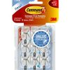 Command 0.5lb Clear Small Wire Hooks   Strips 21ct