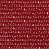 Fa La La on Red Super Snuggle Christmas Flannel Fabric
