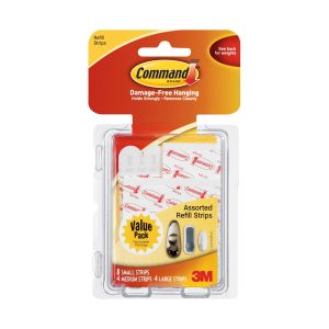 Command 16ct Assorted White Replacement Strips - 1