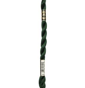 DMC 27yd Pearl Cotton Embroidery Thread - Very Dark Pistachio Green