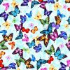 Hi Fashion Butterfly Premium Print Cotton Fabric