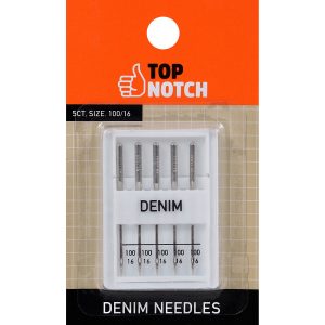 5ct Denim Sewing Machine Needles by Top Notch - 1