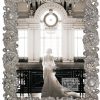 Sheffield Home 5 x 7 Heavy Ornate Pearl   Jewel Tabletop Picture Frame