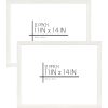MCS White 11 14 Woodgrain Value Frames 2pk