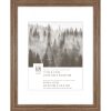 11 x 14 Matted to 8 x 10 Walnut Slat Wall Frame by Place   Time