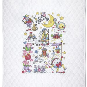 Design Works 34 x 43 Nursery Rymes Baby Quilt Cross Stitch Kit - 1