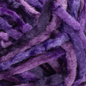 Bernat Crushed Velvet Yarn - Potent Purple