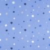 Snow Geo Blizzard Prints Fleece Fabric
