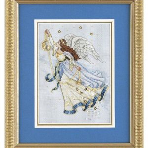Dimensions 5 x 7 Twilight Angel Counted Cross Stitch Kit - 1