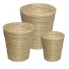 Honey Can Do 16.5 Natural Seagrass Woven Nesting Baskets 3ct