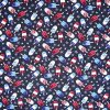 Patriotic Red White Blue Popsicles Cotton Fabric