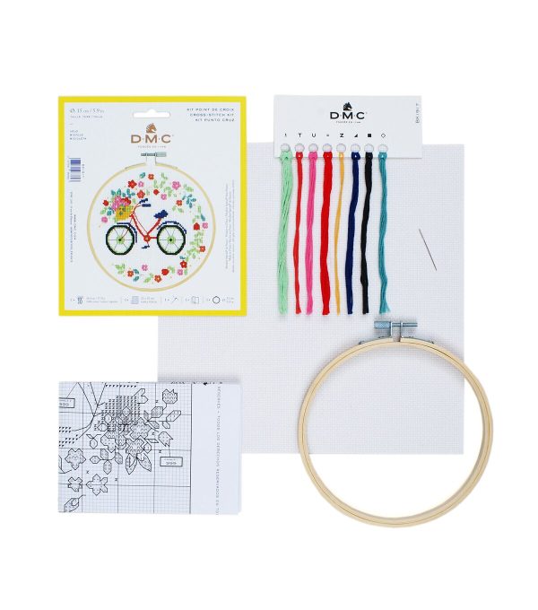 DMC 6 Bicycle Counted Cross Stitch Kit - Image 2