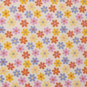 Retro Daisies Cotton Fabric by Keepsake Calico - 1