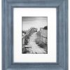 Malden 8 x 10 Matted to 5 x 7 Blue Denim Scoop Picture Frame