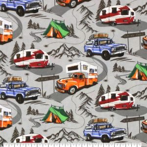 Road Trip Super Snuggle Flannel Fabric