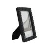 5 x 7 Distressed Black Sculpted Tabletop Picture Frame by Place   Time