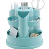 8 x 8 Blue Rotating Desktop Organizer