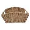 11 x 8 Natural Water Hyacinth Woven Basket by Place   Time