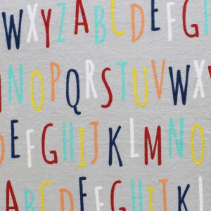 POP! Alphabet Super Snuggle Flannel Fabric