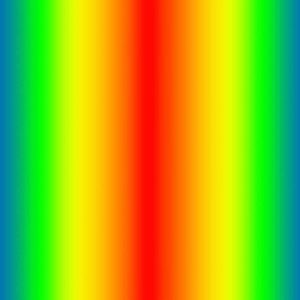 Novelty Cotton Fabric Ombre Rainbow