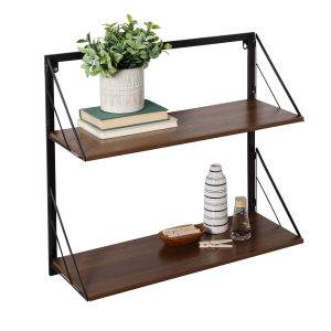Honey Can Do Multi Purpose Two Tier Floating Shelf - 1