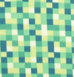 Pixal Geo Blizzard Fleece Fabric