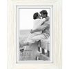 Malden White Wash Linear Tabletop   Wall Picture Frame