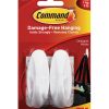 Command 6ct White Medium Hooks   Adhesive Strips