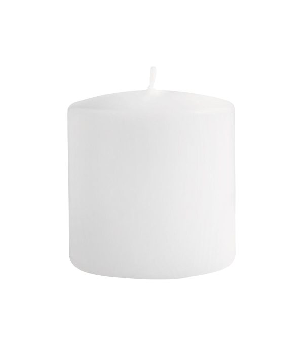3 x 3 White Pillar Candles 3pk by Hudson 43 - Image 5