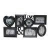 Northlight 27 Black Love   5 Photo Collage Frame