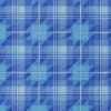 Blue Block Plaid Super Snuggle Flannel Fabric