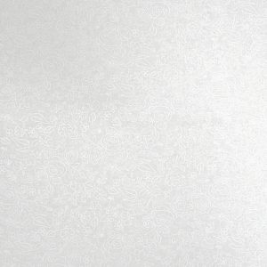White Tonal Floral Quilt Cotton Fabric by Keepsake Calico - 1