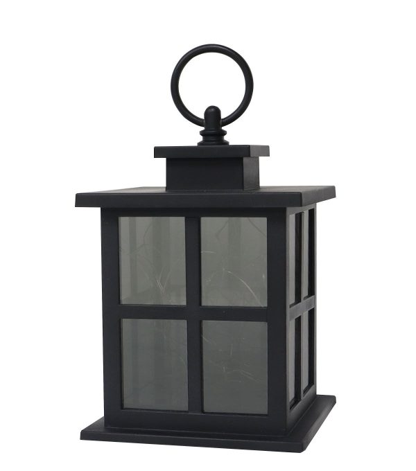 7 Black LED Rustic Lantern by Place   Time - Image 5