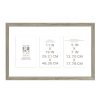 11 x 19 Natural 3 Photo Collage Frame by Place   Time