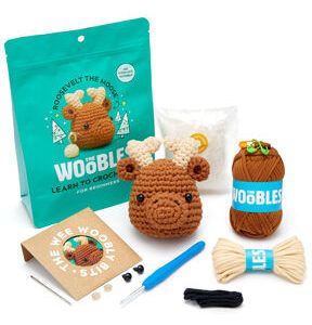 The Woobles 4.5 Roosevelt The Moose Crochet Kit - 1