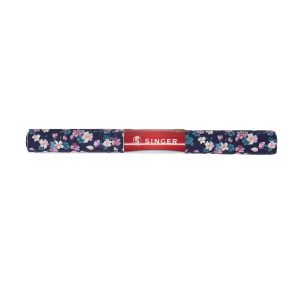 SINGER 18 x 21 Floral on Purple Cotton Fabric Quarter 1pc - 1