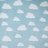 Sew Lush Cloud Blue Embossed Fleece Fabric