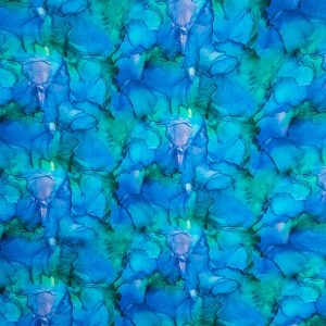 Blue   Green Blender Quilt Cotton Fabric by Keepsake Calico - 1