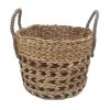 14 Water Hyacinth Woven Basket With Handles by Place   Time