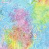 Hi Fashion Bright Geo Patterns Batik Cotton Fabric