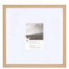 15 x 15 Matted to 5 x 7 Natural Wall Frame by Place   Time