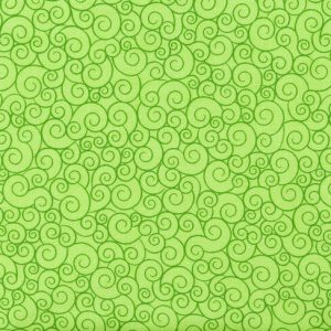 Lime Garden Swirls Quilt Cotton Fabric by Keepsake Calico - 1