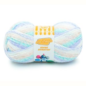 Lion Brand Ice Cream Roving 437yds Worsted Acrylic Yarn - Candy Dots