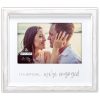 Malden 4 x 6 White We re Engaged Tabletop Picture Frame