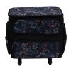 20 x 13 Blue Marbled Rolling Sewing Machine Storage Tote by Top Notch