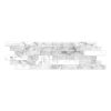 Flat Carrera Stone Peel   Stick Floor Tile