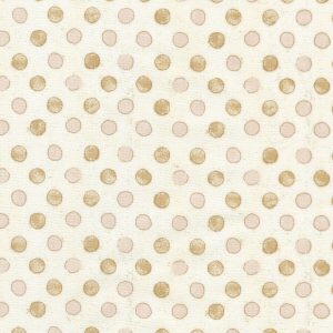 Cream Painted Dots Quilt Cotton Fabric by Keepsake Calico - 1