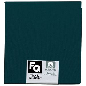 Teal 1 Piece Cotton Fabric Quarter - 1