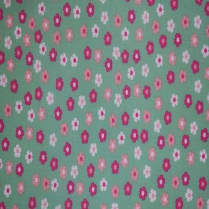 Ditsy Floral on Light Green Quilt Cotton Fabric by Quilter s Showcase - 1