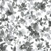 RoomMates Wallpaper Black Watercolor Floral